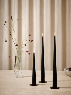 ester & erik 4 Velas mate, Velvet matt black 95, 32 cm