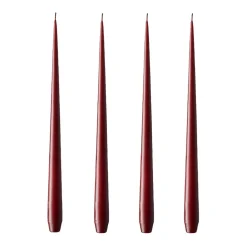 ester & erik 4 Velas mate, Wine, 32 cm