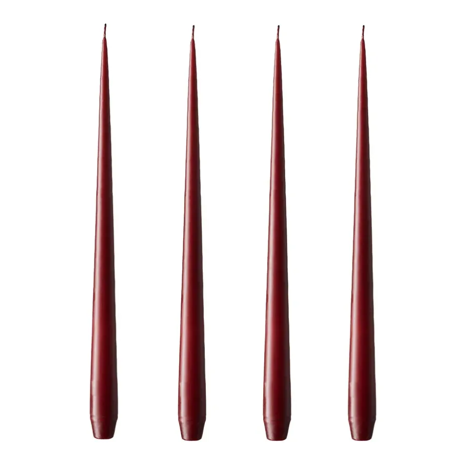 ester & erik 4 Velas mate, Wine, 32 cm