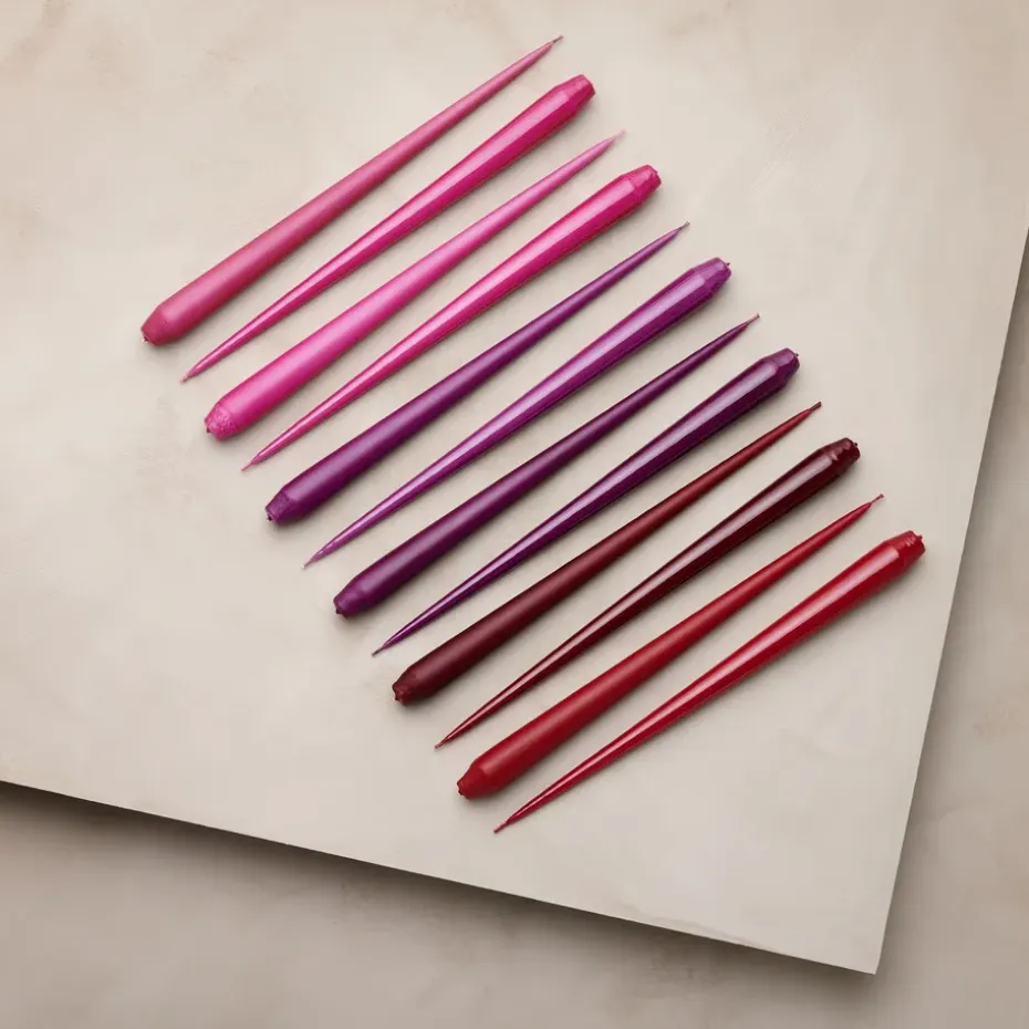 ester & erik 4 Velas mate, Wine, 32 cm