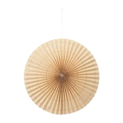 Estrella de adviento Stella rosette L Ø60 cm, Natural-harvest gold