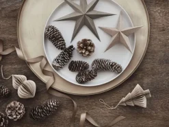 Estrella de madera Venice Ø20 cm, Fungi