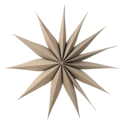 Estrella de Navidad Venok 40 cm, gris cálido