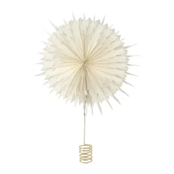 Estrella para árbol Dusk, Blanco, Ø10 cm