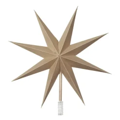 Estrella árbol Ø30 cm, Natural brown
