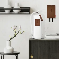 Extintor Solstickan 6 kg, Blanco-cuero oscuro marrón