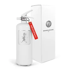 Extintor Solstickan 2 kg, Blanco-plateado