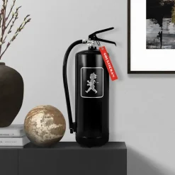 Extintor Solstickan 6 kg, Negro-plateado