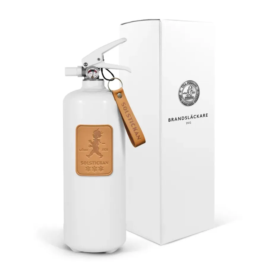 Extintor Solstickan 2 kg, Piel marrón claro