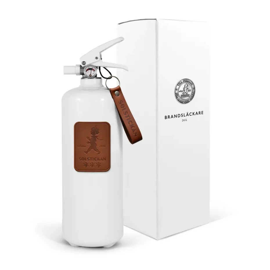 Extintor Solstickan 2 kg, Piel marrón oscuro