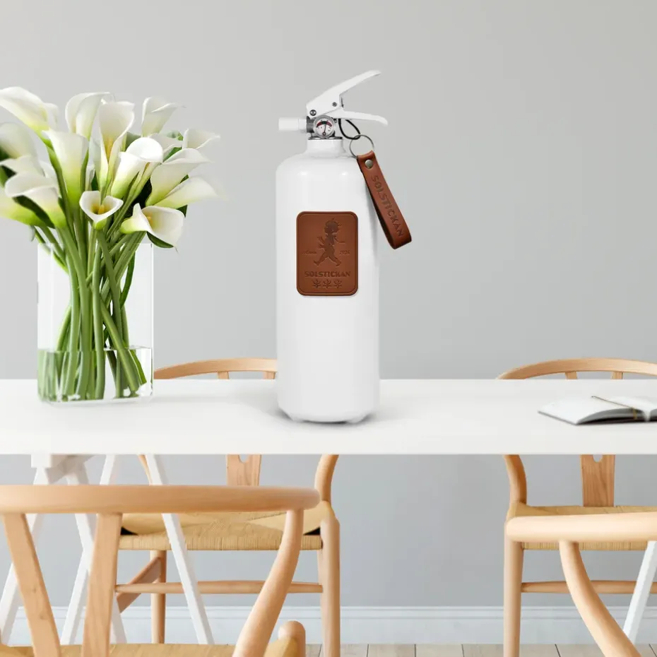 Extintor Solstickan 2 kg, Piel marrón oscuro
