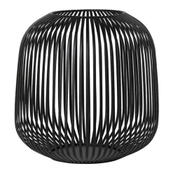 Farol portavelas Lito Ø27 cm, Negro