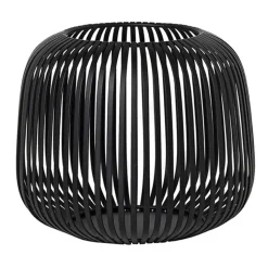 Farol portavelas Lito Ø20 cm, Negro