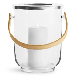 Farolillo con asa Nature, roble