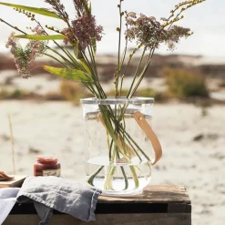 Farolillo con asa Nature, roble