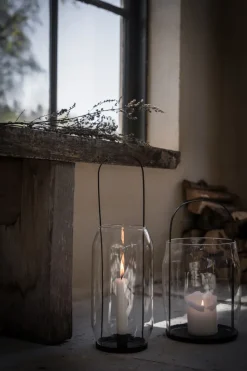 Farolillo Ernst Ø16x30 cm, Negro