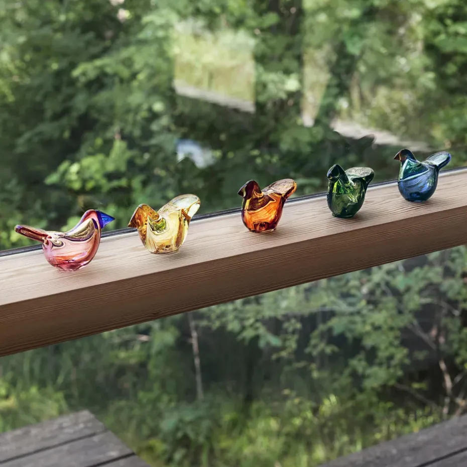 Figura Birds by Toikka mosquero, limón-cobre