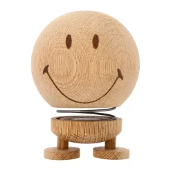 Figura Hoptimist Smiley M, Raw oak