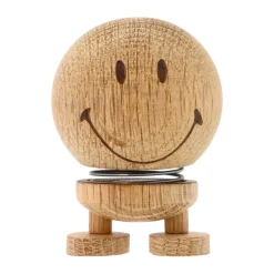 Figura Hoptimist Smiley S, Raw oak