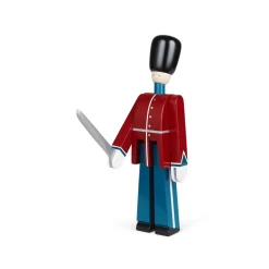Figura Kay Bojesen oficial con espada, rojo-azul