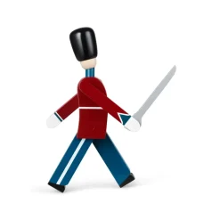 Figura Kay Bojesen oficial con espada, rojo-azul