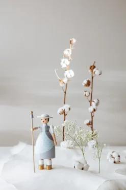 Figura Kay Bojesen pastora, azul claro