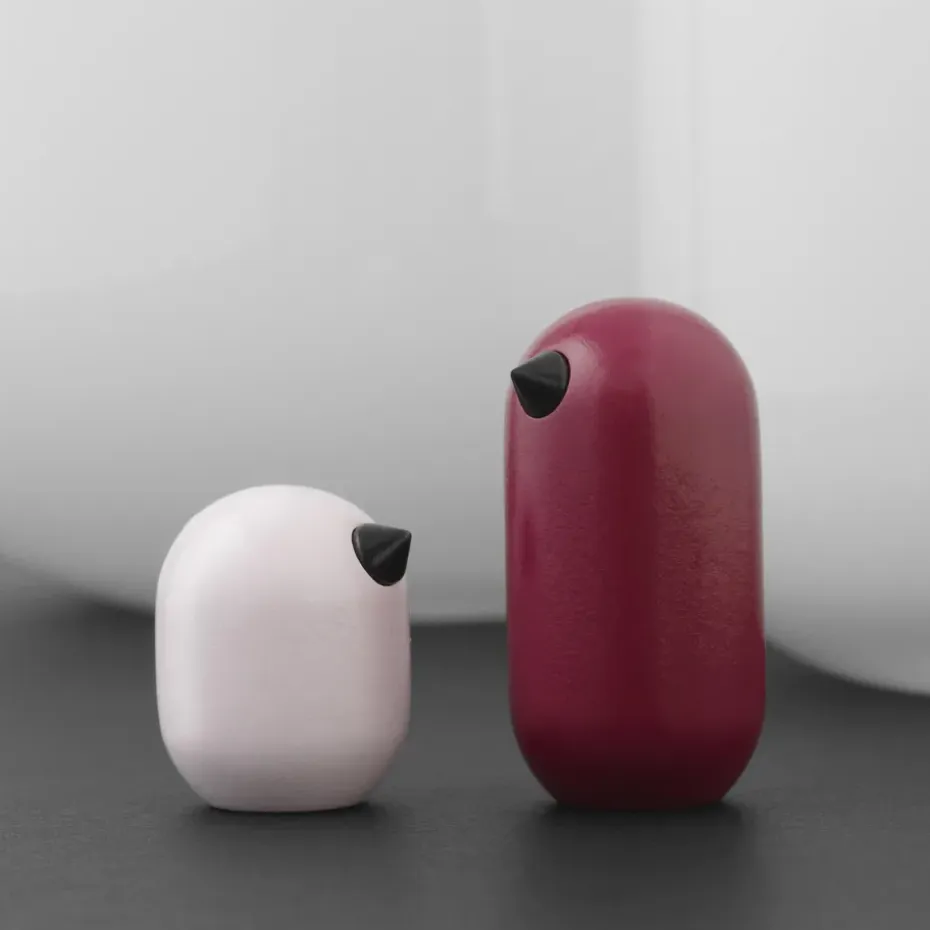 Figura Little Bird, color, rosa, 3 cm