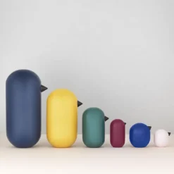 Figura Little Bird, color, rosa, 3 cm