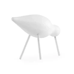 Figura Shorebird, blanco, mediano