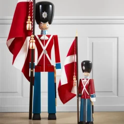 Figura soldado con bandera textil Kay Bojesen, 50 cm