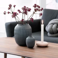 Florero Hammershøi mini, gris antracita