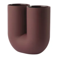 Florero Kink 26 cm, Deep red