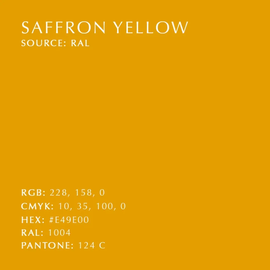 Gancho Butterflies mini, Saffron yellow