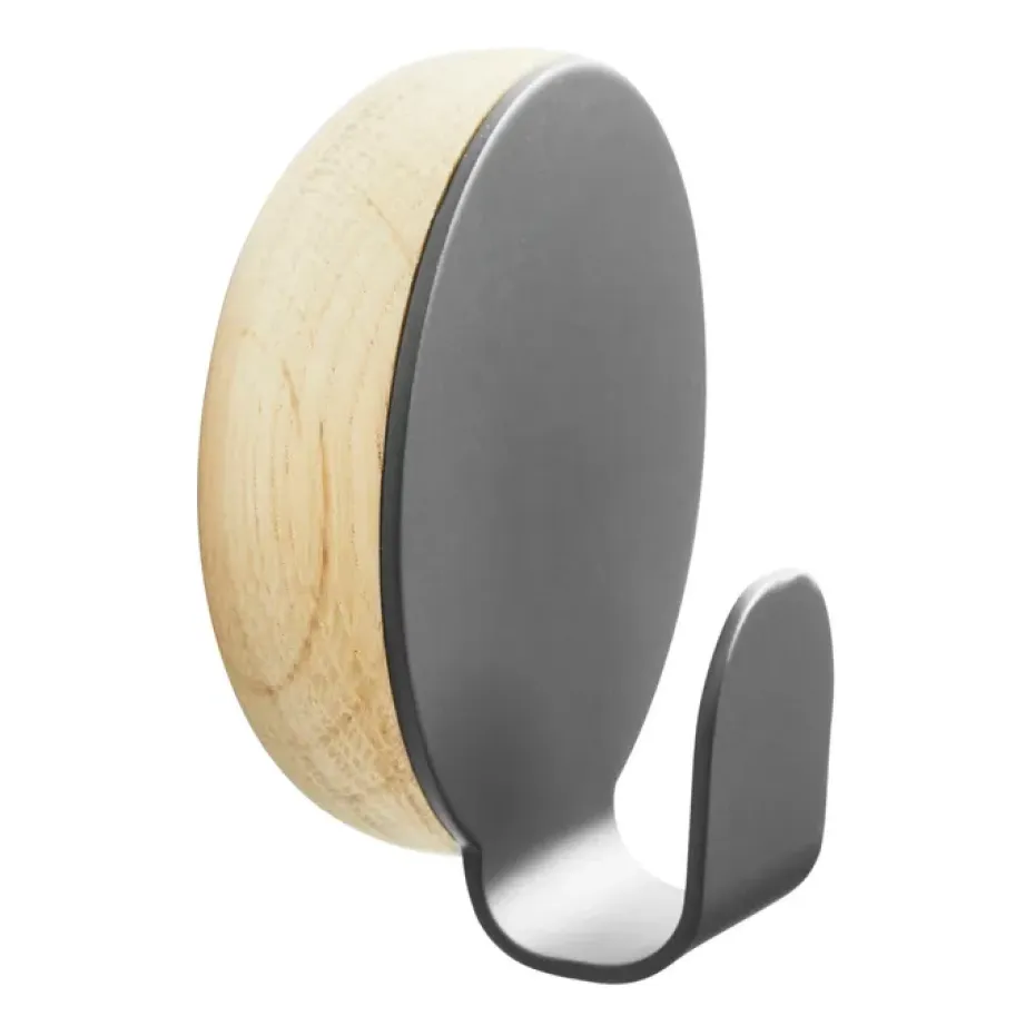 Gancho Haak, gris oscuro