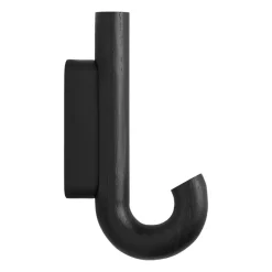 Gancho Hook mini 13,3 cm, negro roble-negro