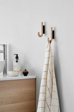 Gancho Hook mini 13,3 cm, Roble-negro