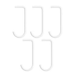 Gancho J String paquete de 5, Blanco