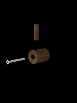 Gancho Moebe wooden wall hook, Roble ahumado