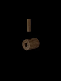 Gancho Moebe wooden wall hook, Roble ahumado