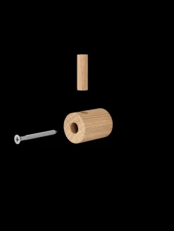 Gancho Moebe wooden wall hook, Roble