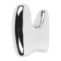 Gancho Roberta 10x7 cm, Silver finish