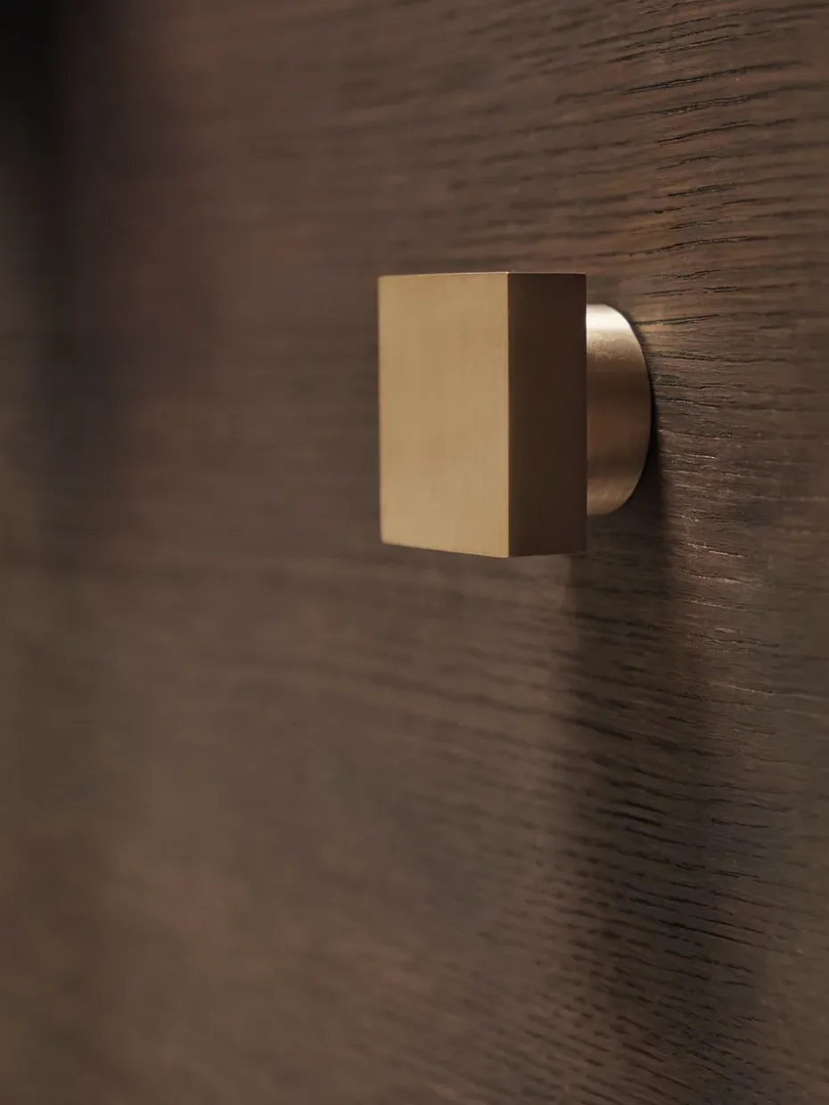 Gancho Square large, Brass