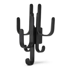 Gancho Woody Three, Black stained oak