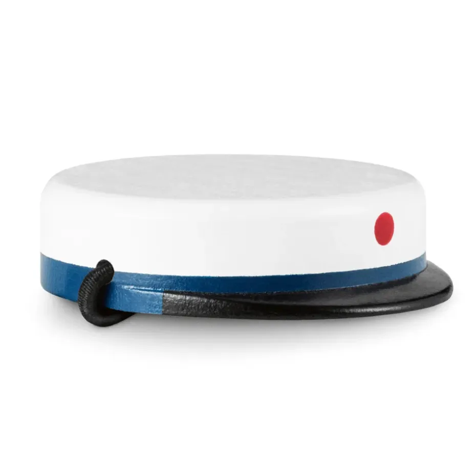 Gorra estudiante para mono Kay Bojesen, Blanco-azul