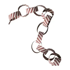 Guirnalda Garland rayas, Red-white