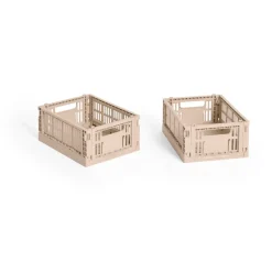 HAY Colour Crate Mini 2-pack 13x17 cm, Powder