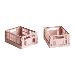 HAY Colour Crate Mini 2-pack 13x17 cm, Blush
