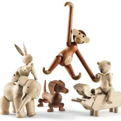 Hipopótamo de madera, roble