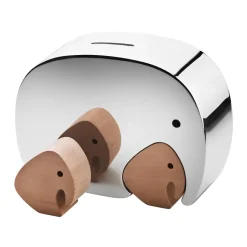 Hucha Moneyphant con gemelos, 12,6 cm