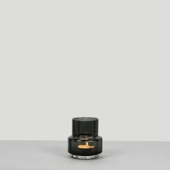 Hurricane reflections tealight no 25, Smoked Grey